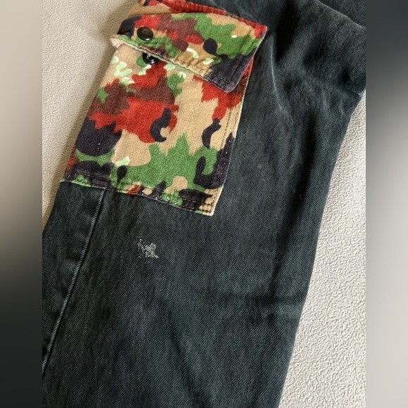 Vintage Levis 501 Cargo Double XX Straight Button Fly Jeans Mens Sz 33 x 33 - Picture 7 of 16